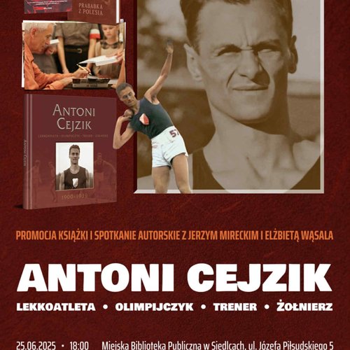 Obraz główny aktualności o tytule Promocja książki Jerzego Mireckiego i Elżbiety Wąsala „Antoni Cejzik..." 