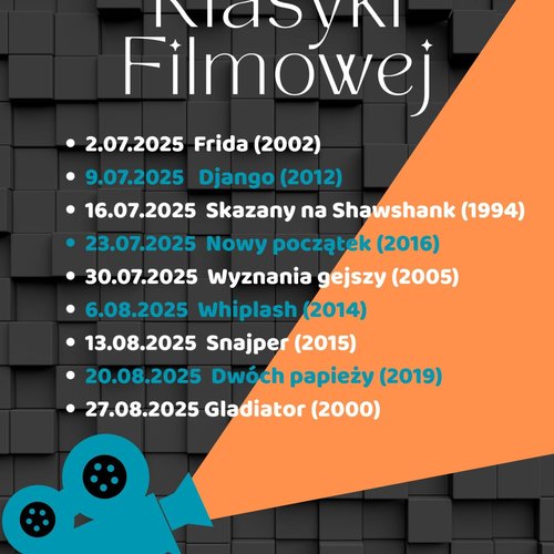 Obraz główny aktualności o tytule Biblioteka klasyki filmowej 