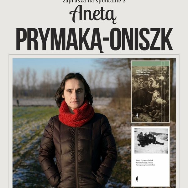 Obraz główny aktualności o tytule Spotkanie z Anetą Prymaką-Oniszk